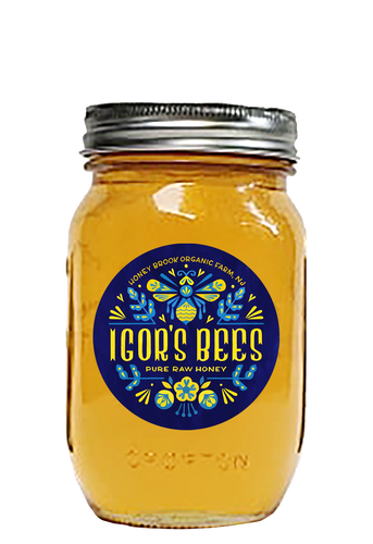 Black Locust (Acacia) Honey in Mason Jar 3 Lb