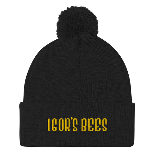 Igor's Bees Pom-Pom Beanie